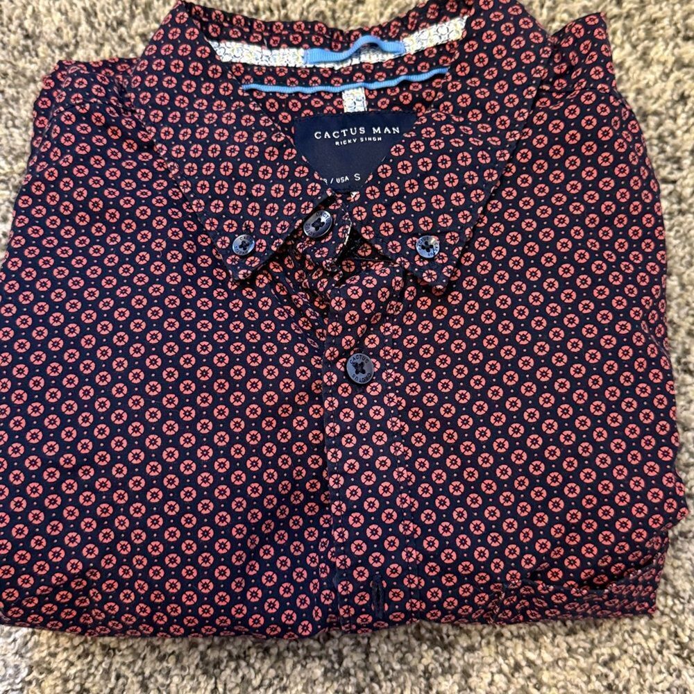 Cactus Man Longsleeve Buttondown Shirt Men’s S